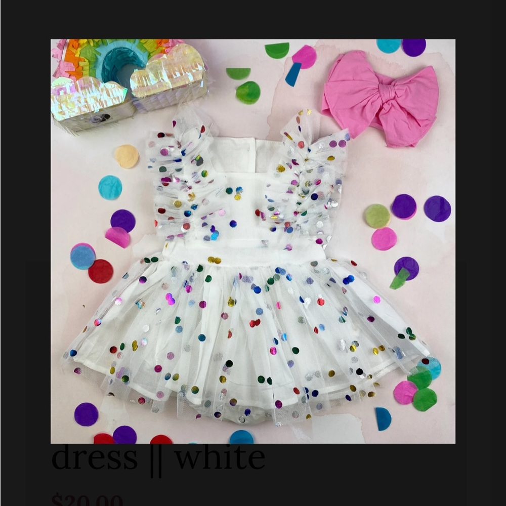 Milk Monster confetti dress